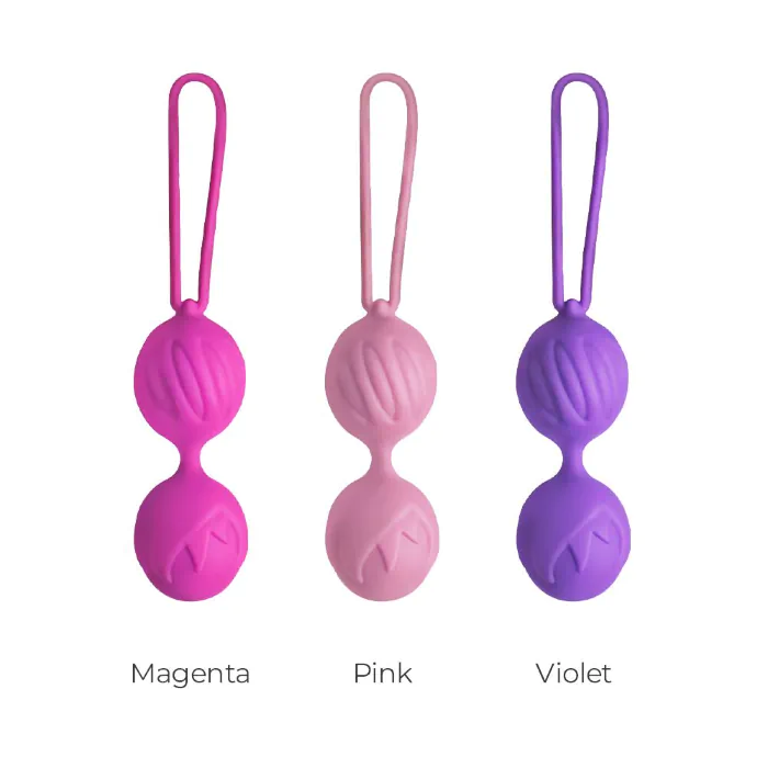Вагінальні кульки Adrien Lastic Geisha Lastic Balls Mini Pink S — фото 4