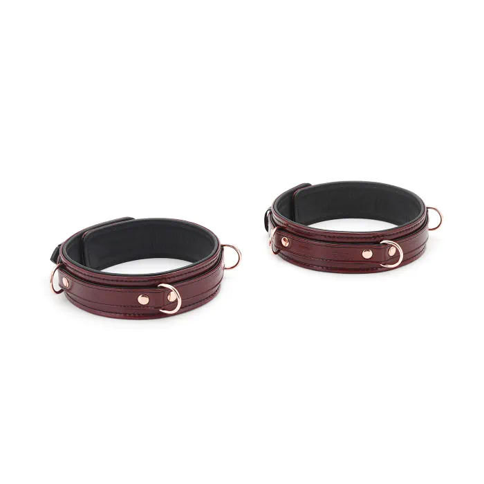 Фіксатори для стегон Liebe Seele Wine Red Thigh Cuffs L — фото 2
