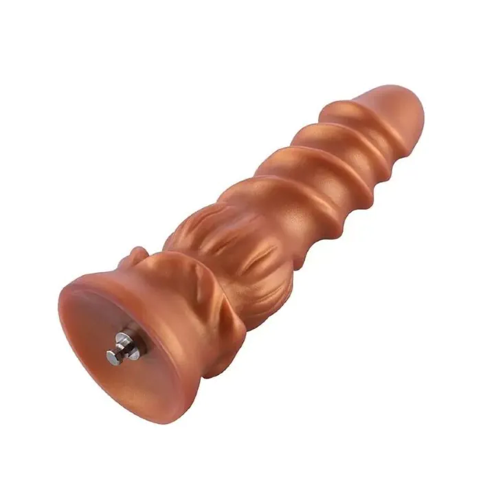 Дилдо Hismith Spiral Grain Silicone Dildo Monster Series — фото 2
