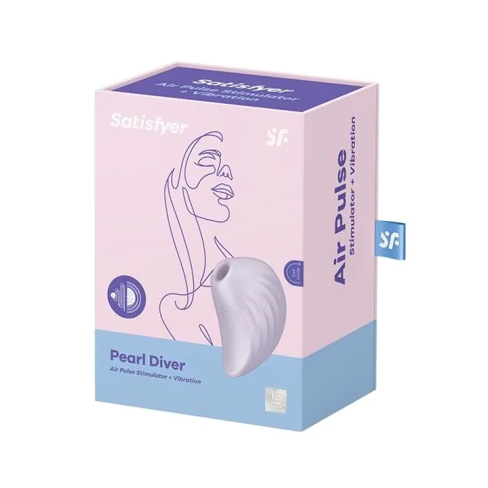 Вакуумний стимулятор Satisfyer Pearl Diver violet — фото 5