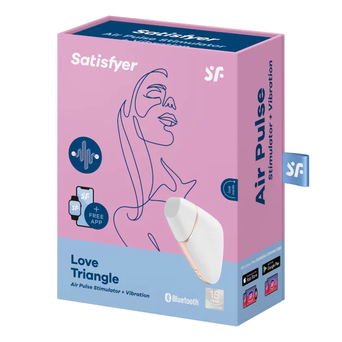 Вакуумний кліторальний смарт-стимулятор Satisfyer Love Triangle White — фото 8