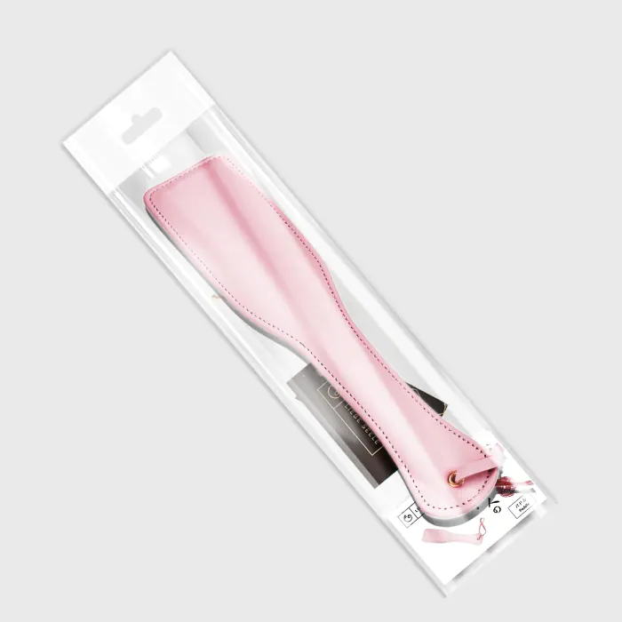 Паддл Liebe Seele White & Pink Leather Paddle — фото 2