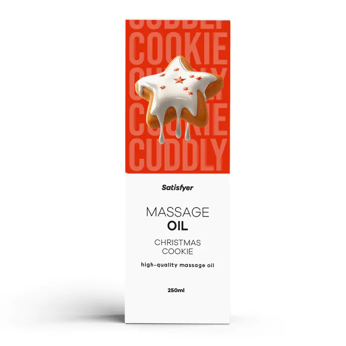 Масажна олія Satisfyer Massage Oil Christmas Cookie 250 мл — фото 2
