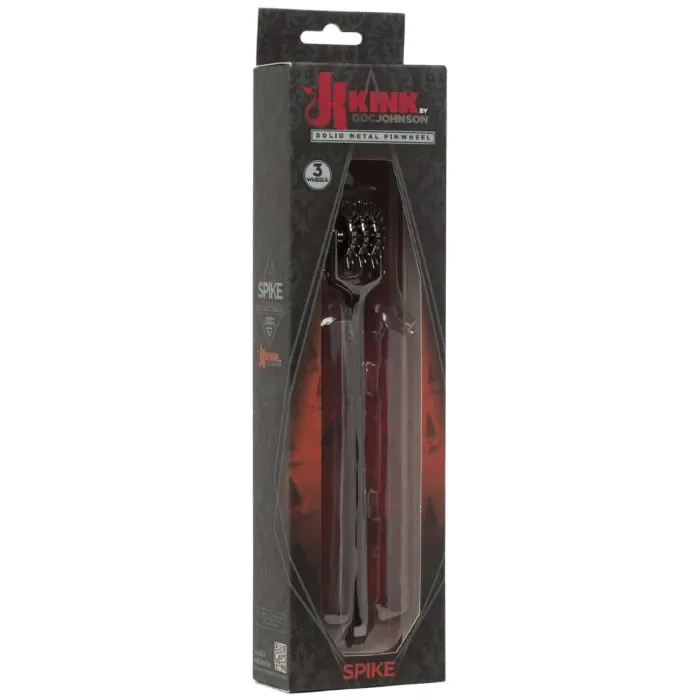 Колесо Вартенберга голчасте на 3 ряди зубців Doc Johnson Kink-Spike - Solid Metal Pinwheel - 3 Wh — фото 2