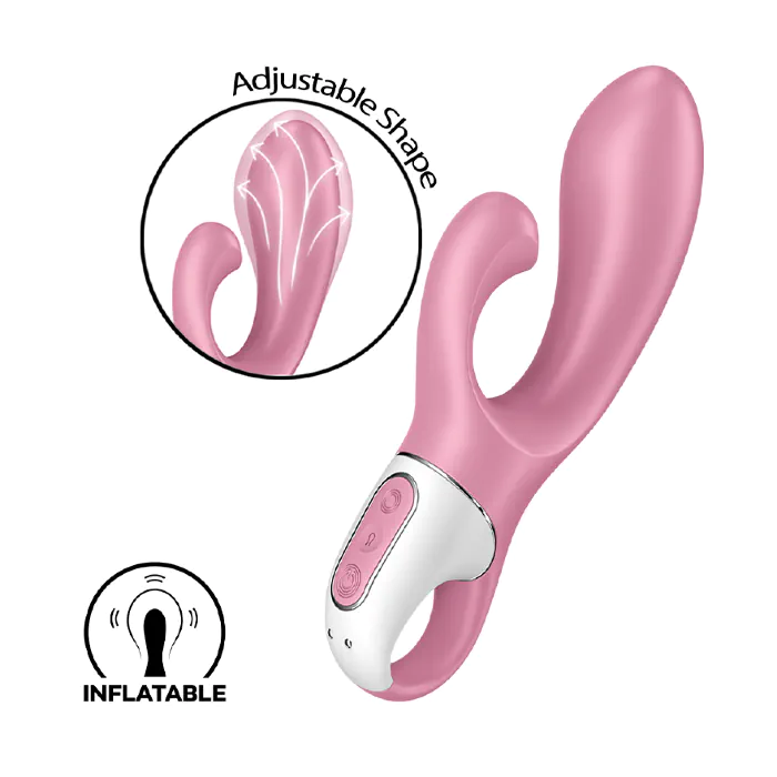 Вібратор-кролик Satisfyer Air Pump Bunny 2 pink