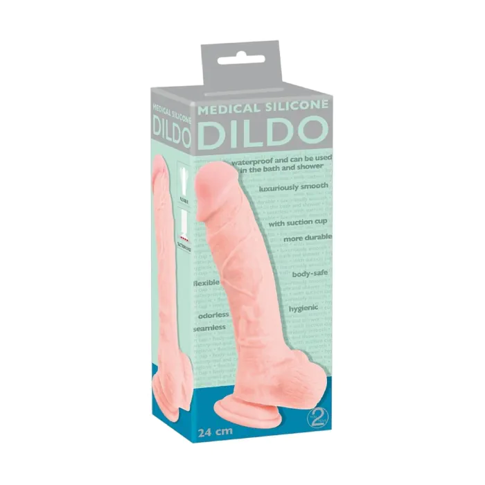 Фалоімітатор Medical Silicone 24 см — фото 6