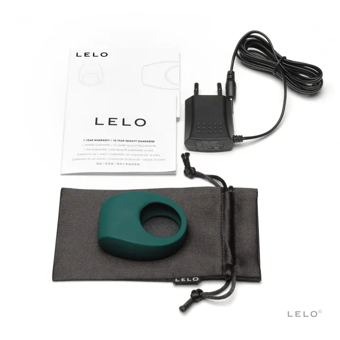 Ерекційне кільце з вібрацією Lelo Tor 2 Green — фото 4