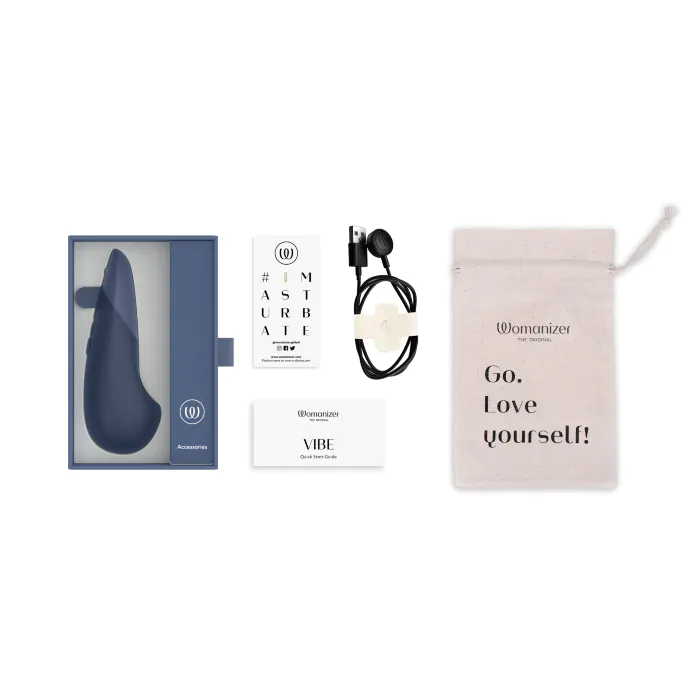 Вібратор Womanizer Vibe Dark Blue​ — фото 10