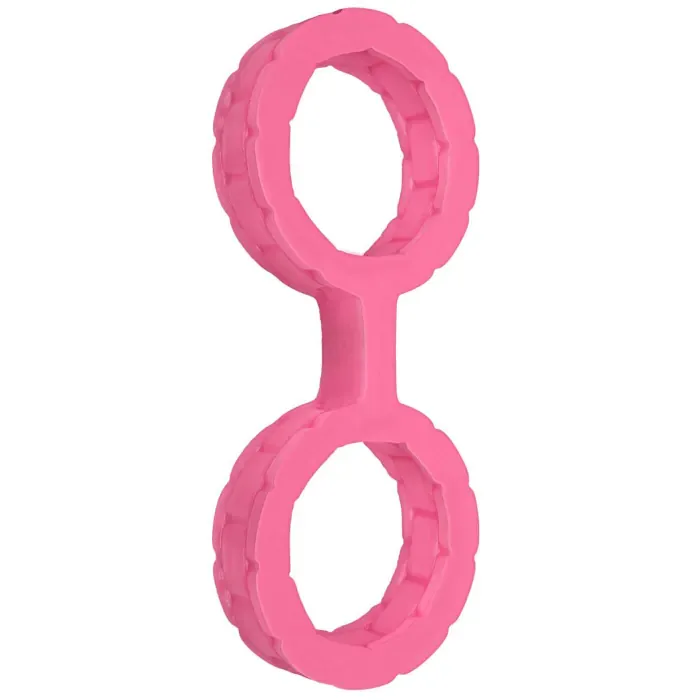 Наручники із силікону Doc Johnson The Cuffs Large Pink