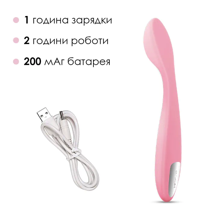 Вібратор Svakom Keri Pale Pink — фото 4