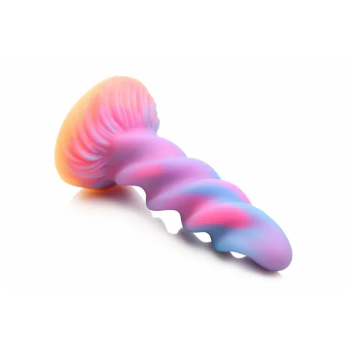 Фалоімітатор Creature Cocks Glow-in-the-Dark Unicorn Dildo — фото 3