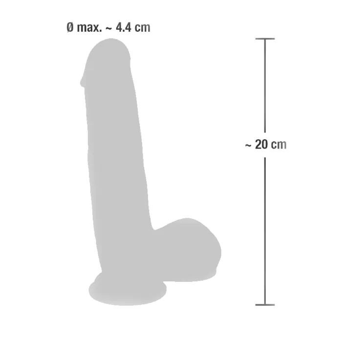 Фалоімітатор Medical Silicone 20 см — фото 8