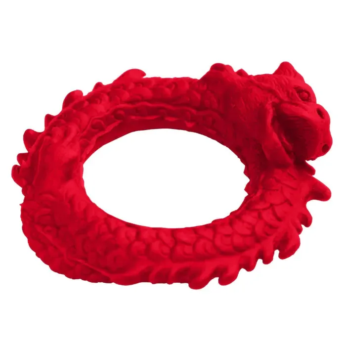 Ерекційне кільце Creature Cocks Rise of the Dragon Silicone Penis Ring Red — фото 2