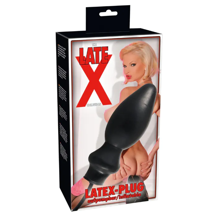 Анальний корок надувний Inflatable Latex Plug — фото 2