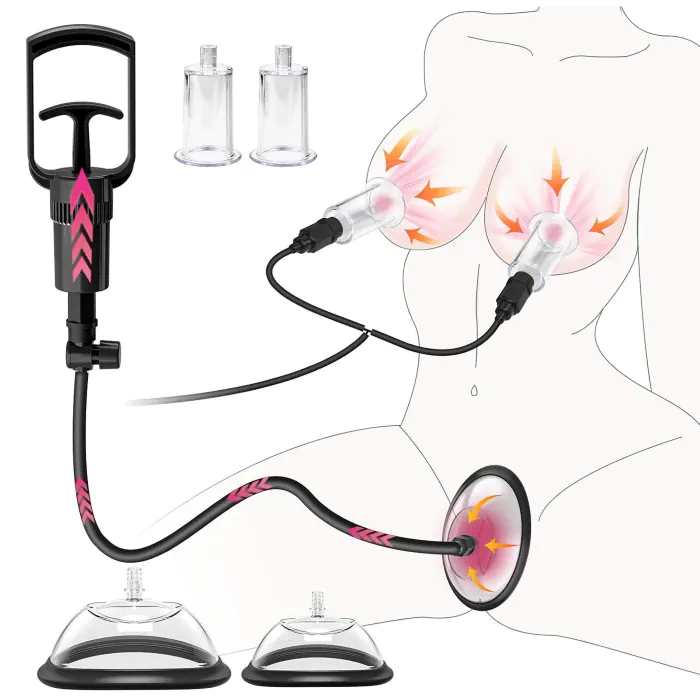 Вакуумна помпа для грудей, сосків та вульви Men Powerup Passion Pump — фото 7