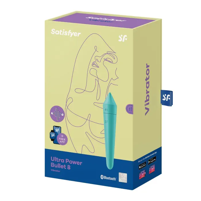 Смарт-вібропуля Satisfyer Ultra Power Bullet 8 Turquoise — фото 6