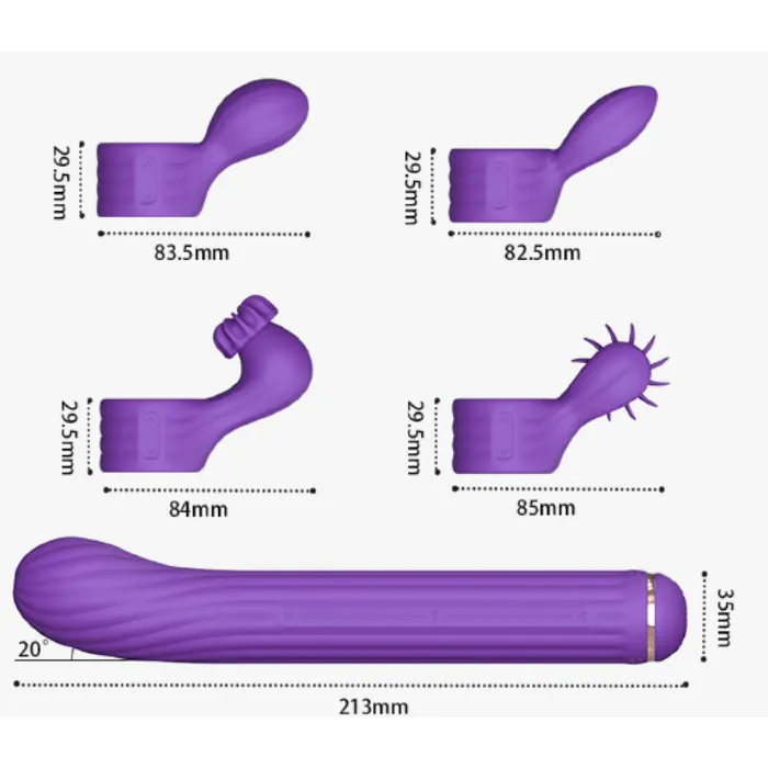 Вібратор Otouch Magic Stick S1 Plus Purple — фото 7