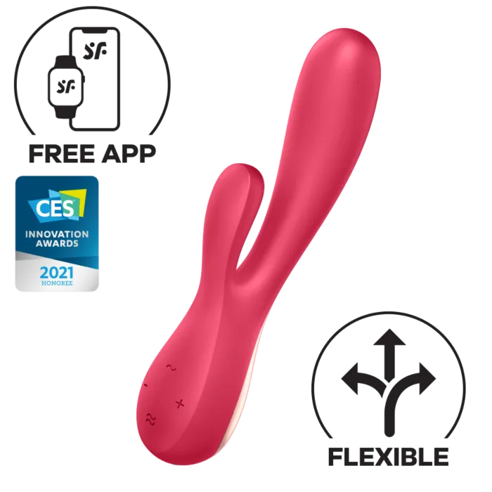 Смарт-вібратор кролик Satisfyer Mono Flex Red