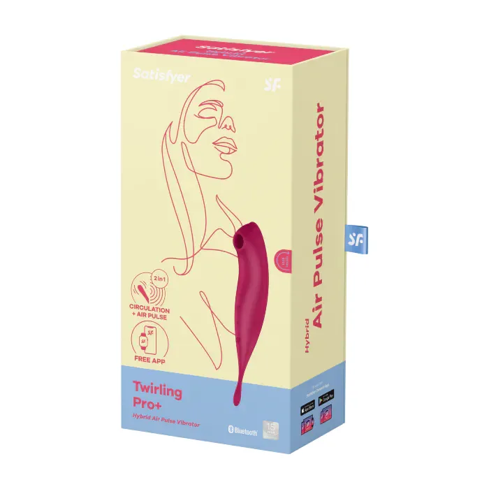 Стимулятор Satisfyer Twirling Pro Connect App Dark Red — фото 7