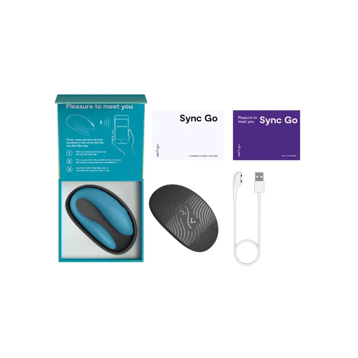 Смарт-вібратор We-Vibe Sync Go Turquoise — фото 13