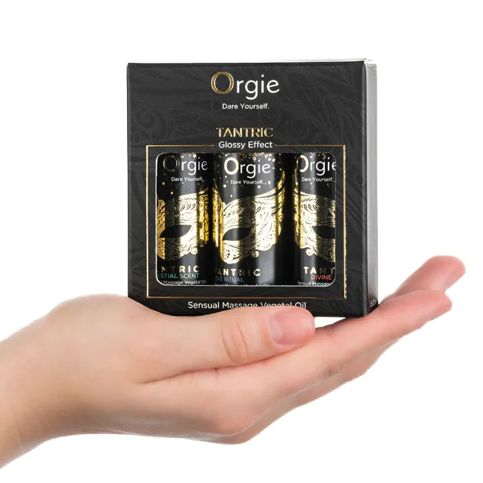 Набір олій для тантричного масажу Orgie Tantric Mini Size Collection 3х30 мл — фото 4