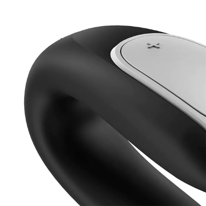 Смарт-вібратор для пар Satisfyer Double Fun Black — фото 4