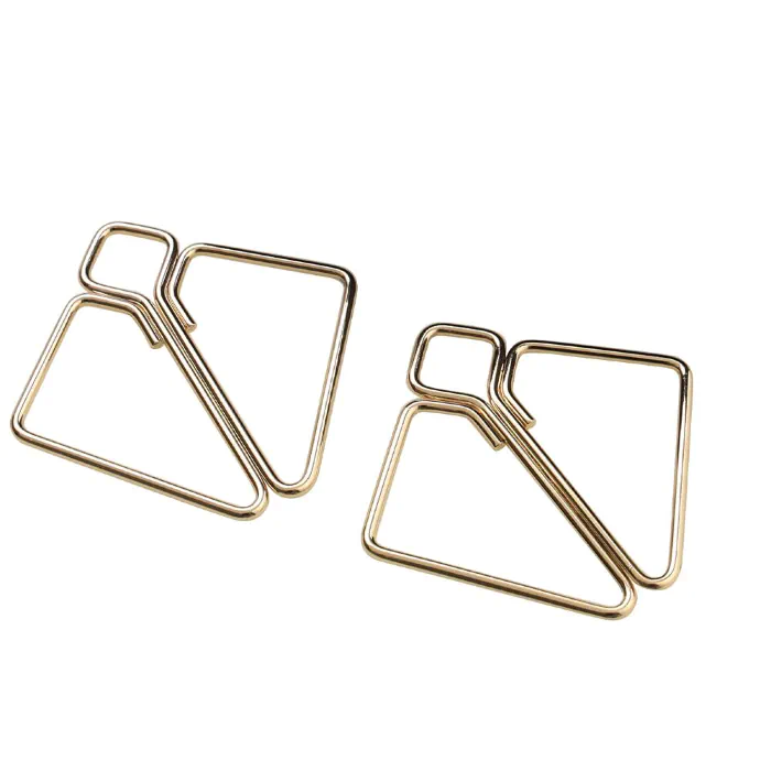 Затискачі для сосків Lockink Nipple Clamps Minimalism Golden — фото 5