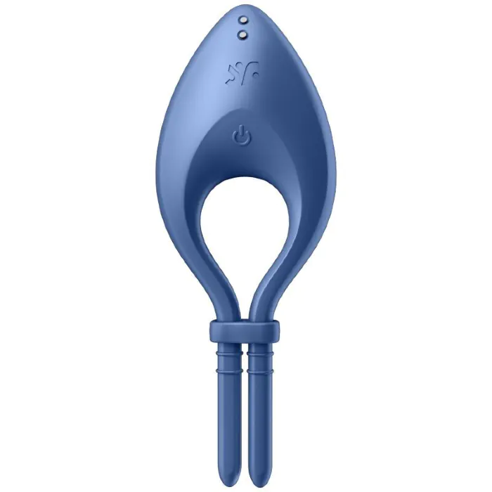 Ерекційне віброкільце ласо Satisfyer Bullseye Connect App blue — фото 2