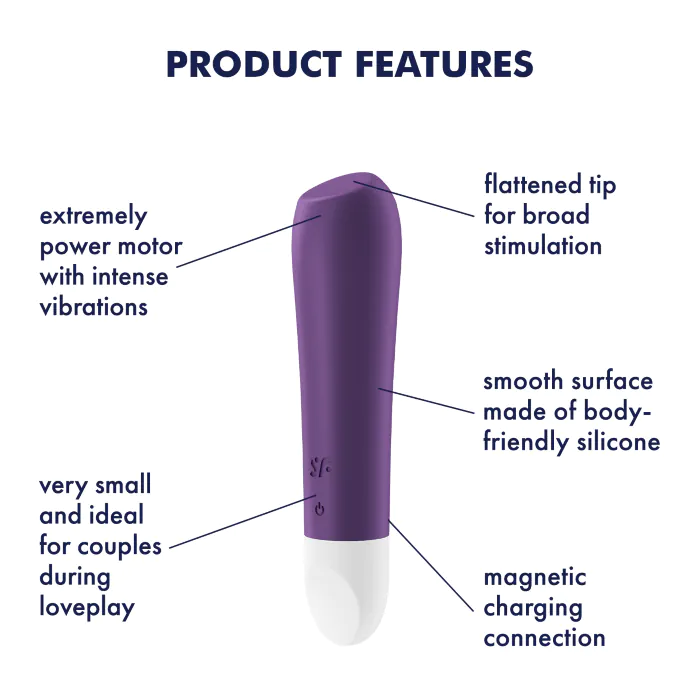 Вібратор для клітора Ultra Power Bullet 2 Violet — фото 9