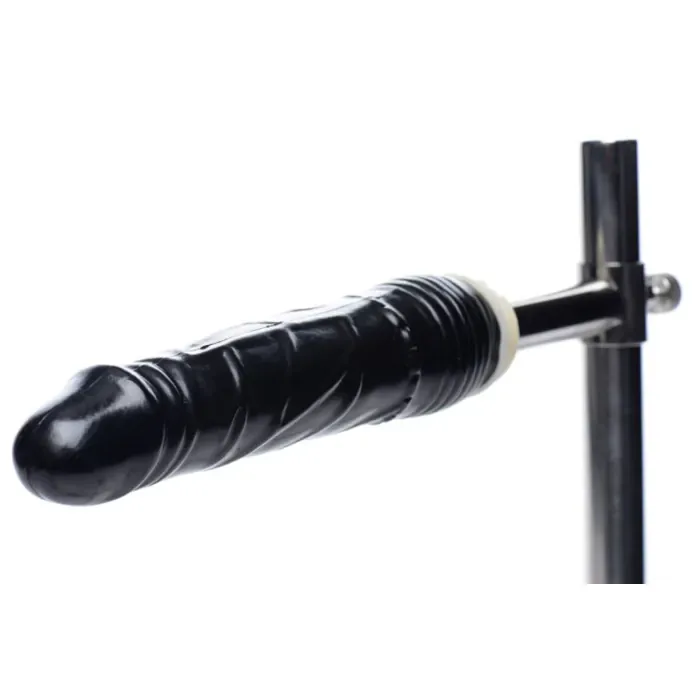 Конструкція для фіксації з фалоімітатором Imprisoned Metal Stockade with Dildo — фото 4