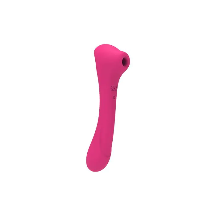 Вібратор стимулятор 2-в-1 Alive Quiver Magenta Pink