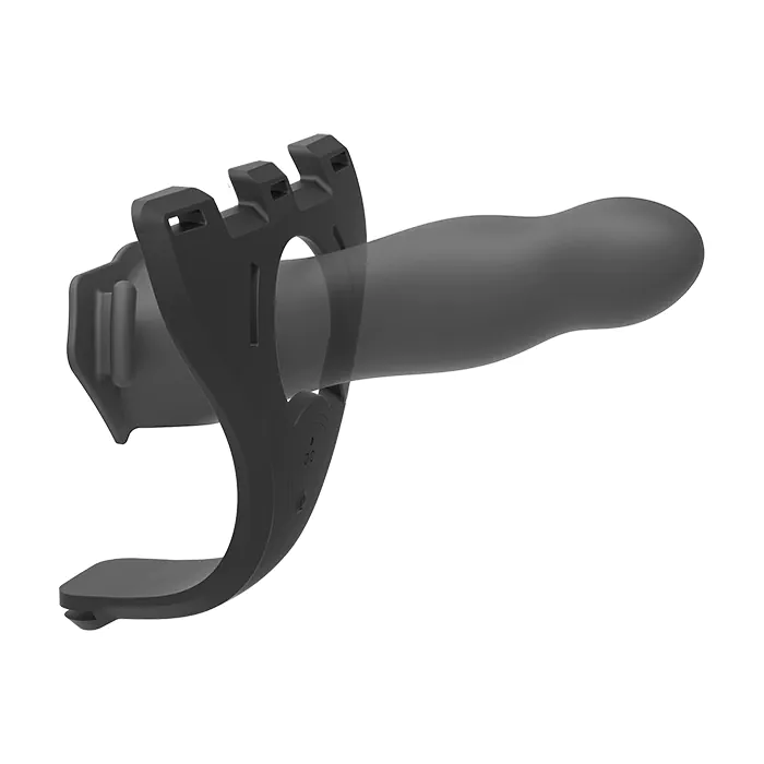 Набір для страпону з вібрацією Doc Johnson Body Extensions - BE Naughty - Black — фото 4
