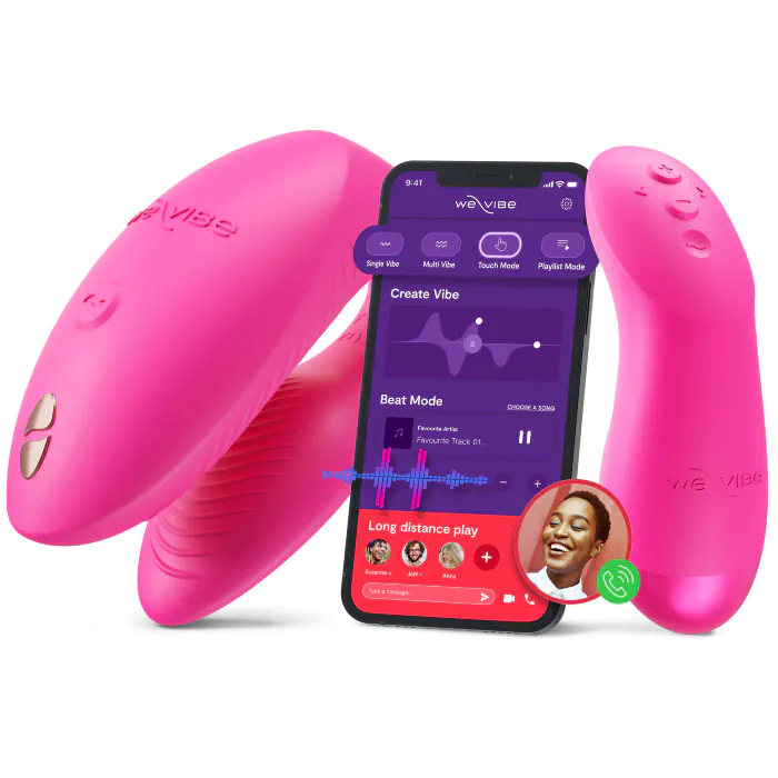 Парний смартвібратор We-Vibe Chorus Pro Electric Pink — фото 3