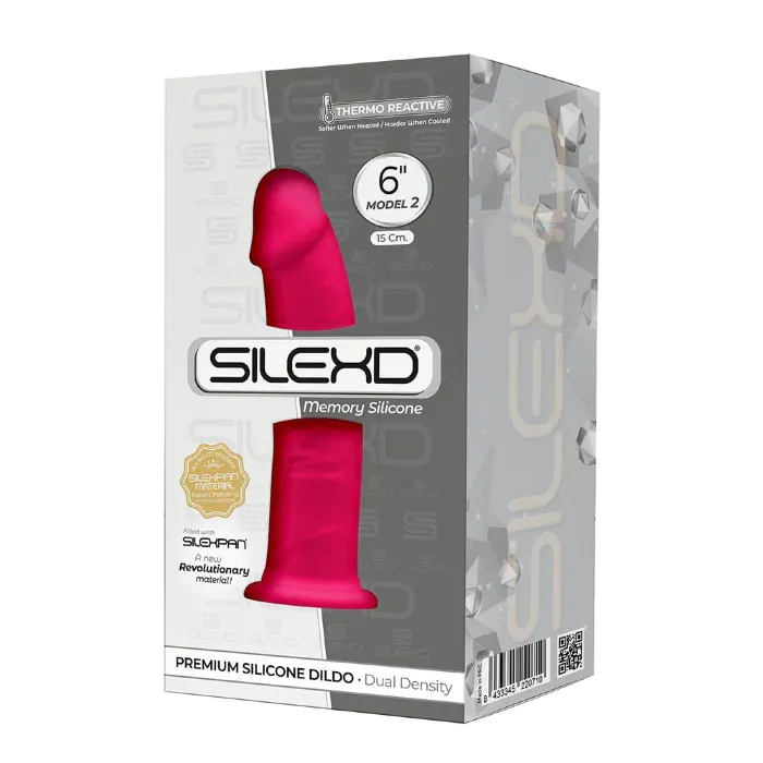 Фалоімітатор SilexD Model 2 Robby 6" Pink — фото 10