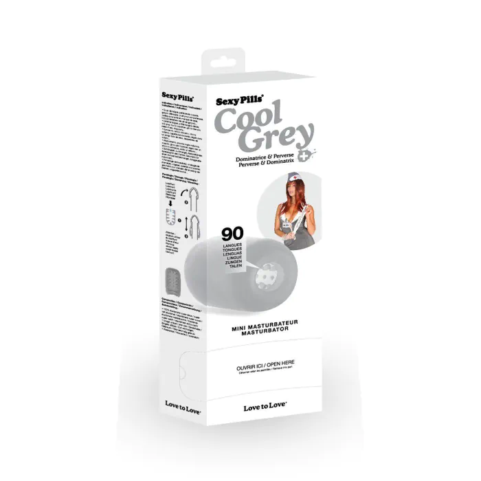 Мастурбатор Love To Love Sexy Pills Cool Grey — фото 4