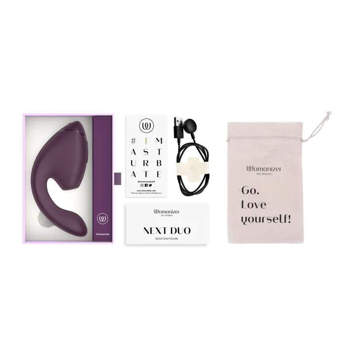 Стимулятор Womanizer Next Duo Dark Purple — фото 13