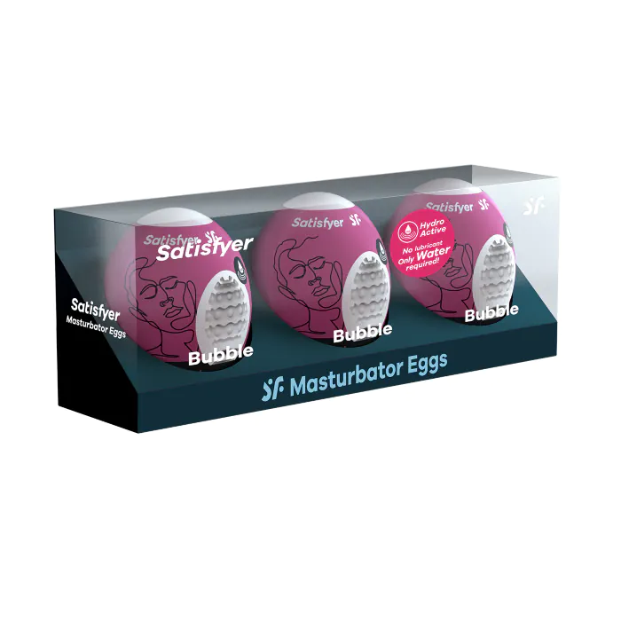 Набір мастурбаторів Satisfyer Egg Bubble 3 шт