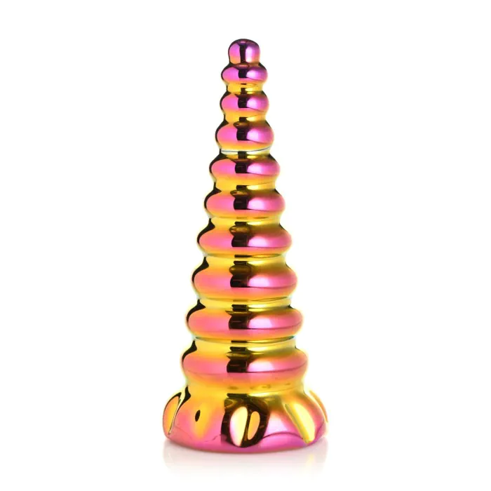 Фалоімітатор Creature Cocks Twilight Rainbow Glass Dildo