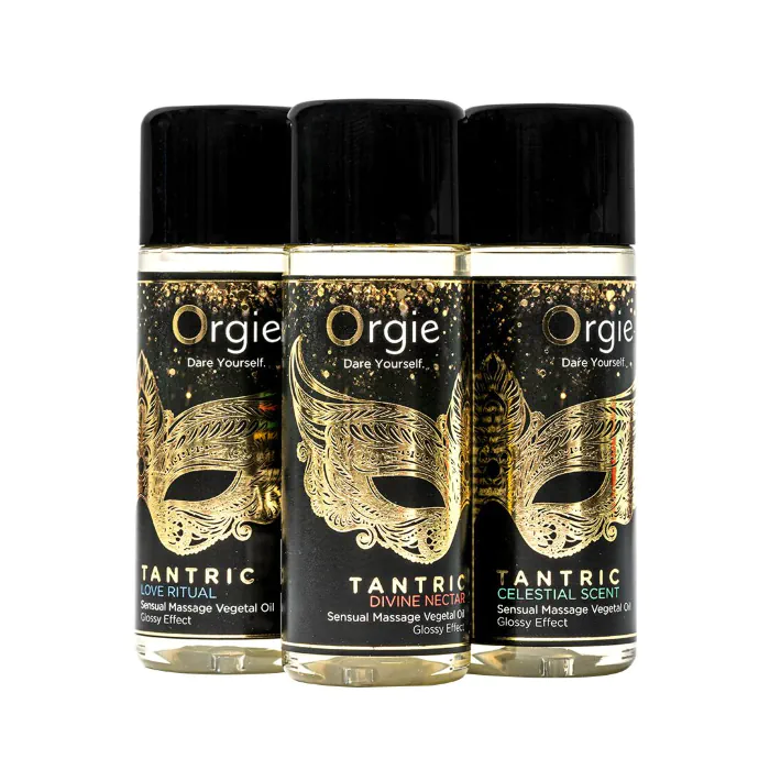 Набір олій для тантричного масажу Orgie Tantric Mini Size Collection 3х30 мл — фото 2