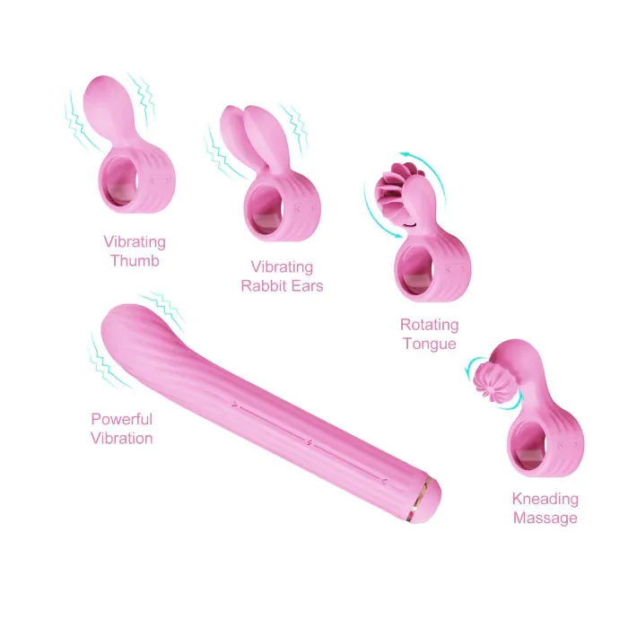 Вібратор Otouch Magic Stick S1 Plus Pink — фото 2