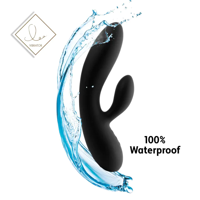 Гнучкий вібратор кроликFeelzToys Lea Rabbit Vibrator Black — фото 5