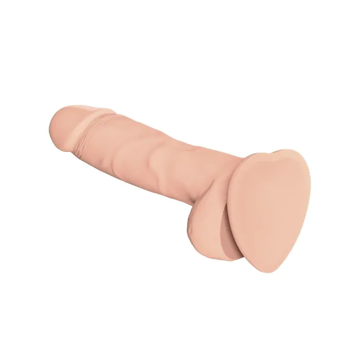 Реалістичний фалоімітатор Strap-On-Me SOFT REALISTIC DILDO Vanilla - Size L — фото 2