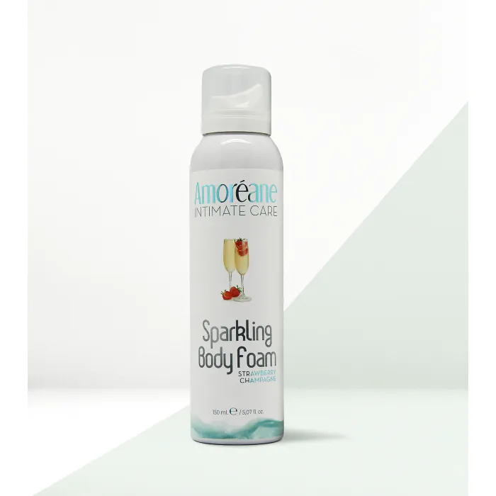 Масажна піна Amoreane Sparkling Body Foam Strawberry Champagne 150 мл