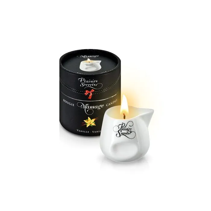 Масажна свічка Plaisirs Secrets Vanilla 80 мл