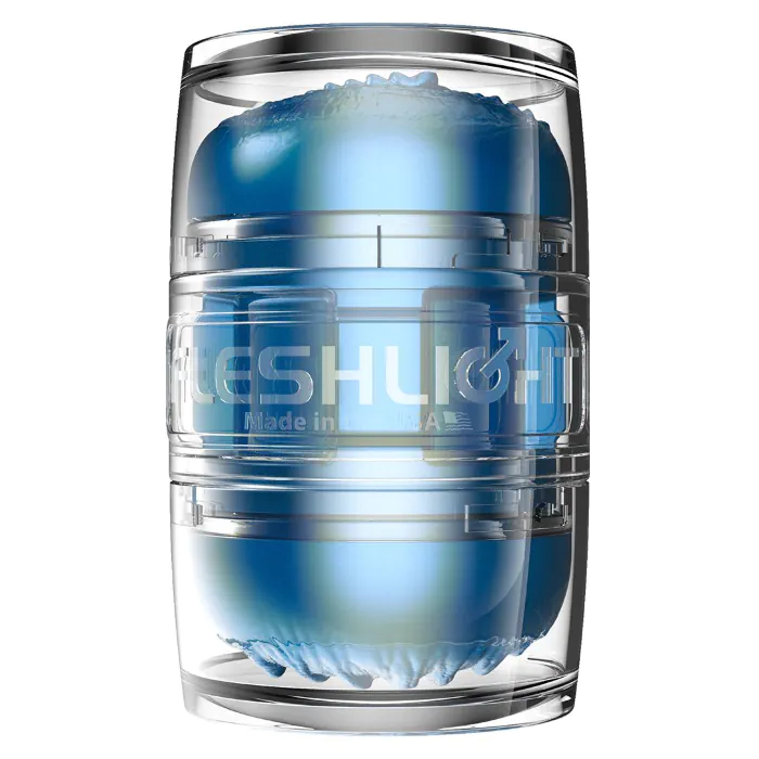 Мастурбатор Fleshlight Quickshot Alien Metallic Blue — фото 12