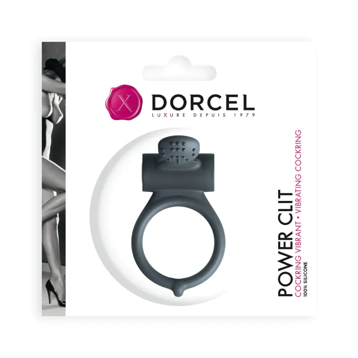 Кільце з вібрацією Marc Dorcel Power Clit Black V2 — фото 6