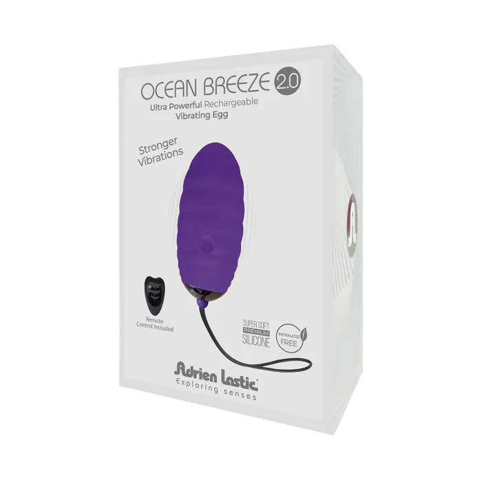 Віброяйце Adrien Lastic Ocean Breeze 2.0 Purple — фото 4