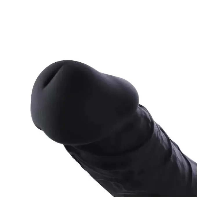 Дилдо Hismith 8.3" Silicone Dildo Black — фото 6
