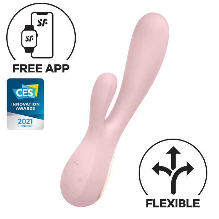 Смарт-вібратор кролик Satisfyer Mono Flex Mauve