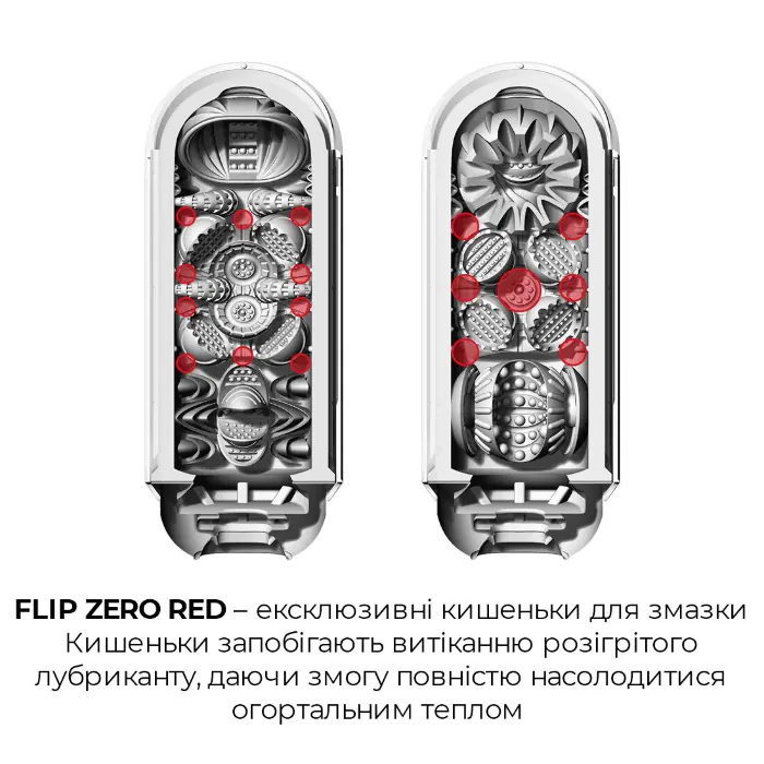 Мастурбатор з нагрівачем Tenga Flip Zero Red + Flip Warming Set — фото 7